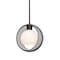 Besa Lighting Mana Pendant, Smoke, Bronze Finish, 1x60W Incandescent 1TT-MANASM-BR - alternate 1